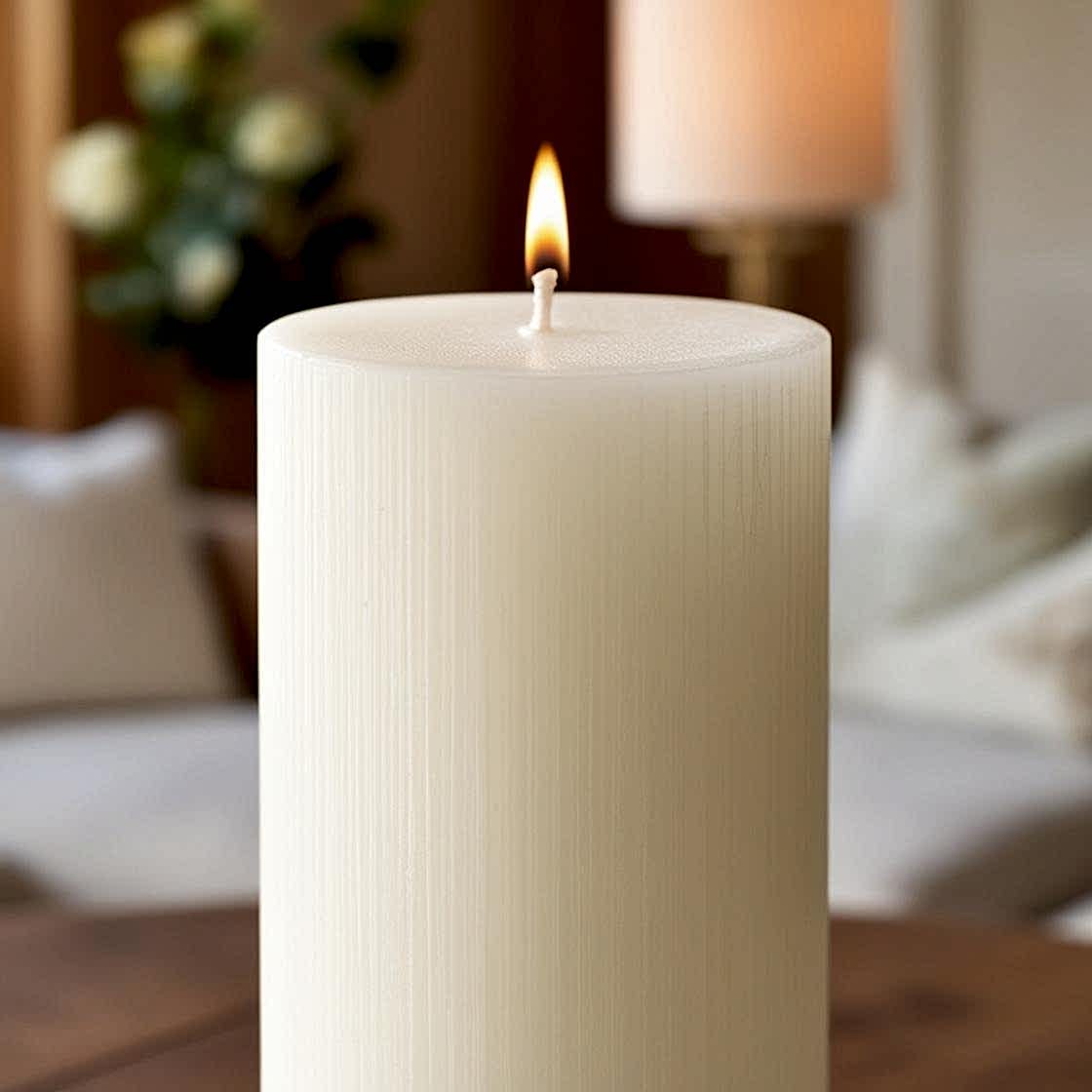 30 Cm Beyaz Mum (10*30) 10 Adet