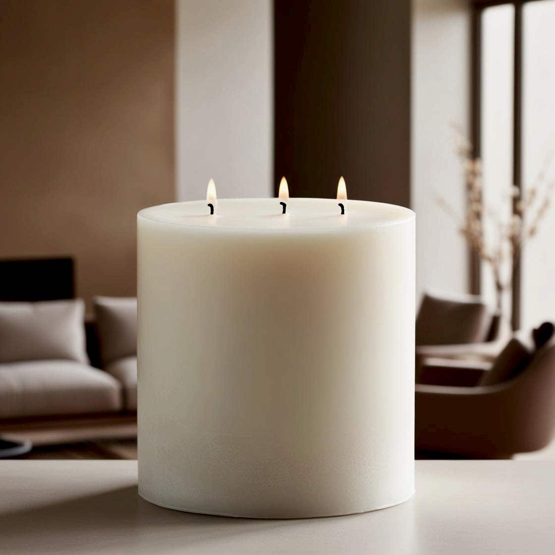 45 Cm Beyaz Mum (15*45)  6 Adet