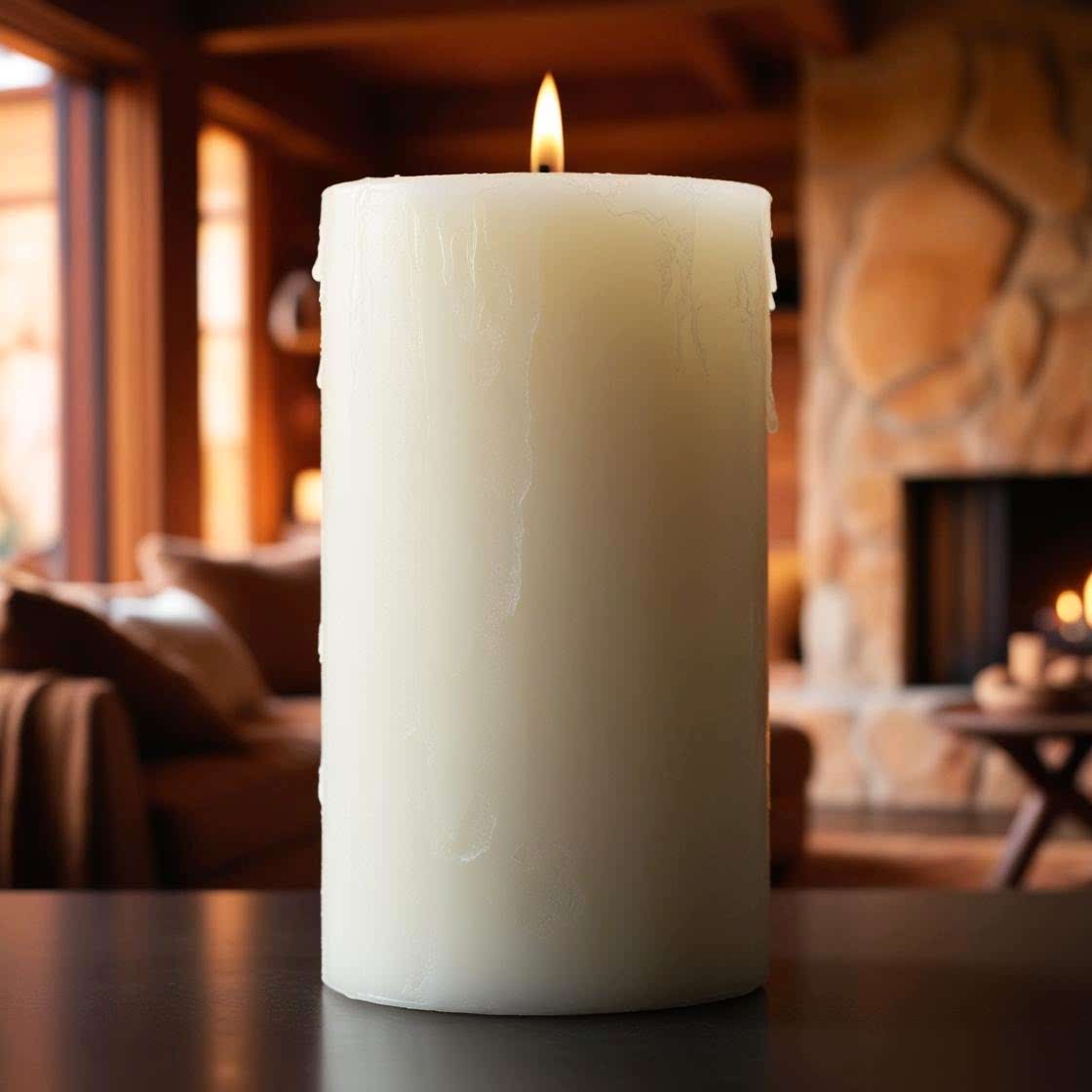 Beyaz Silindir 5*10 Mum 50 Adet