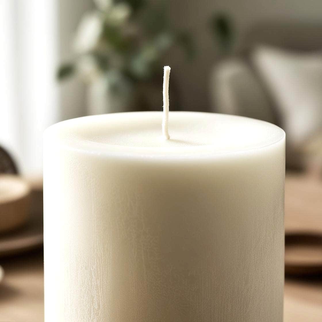 15 Cm Beyaz Mum (7*15) 1 Adet