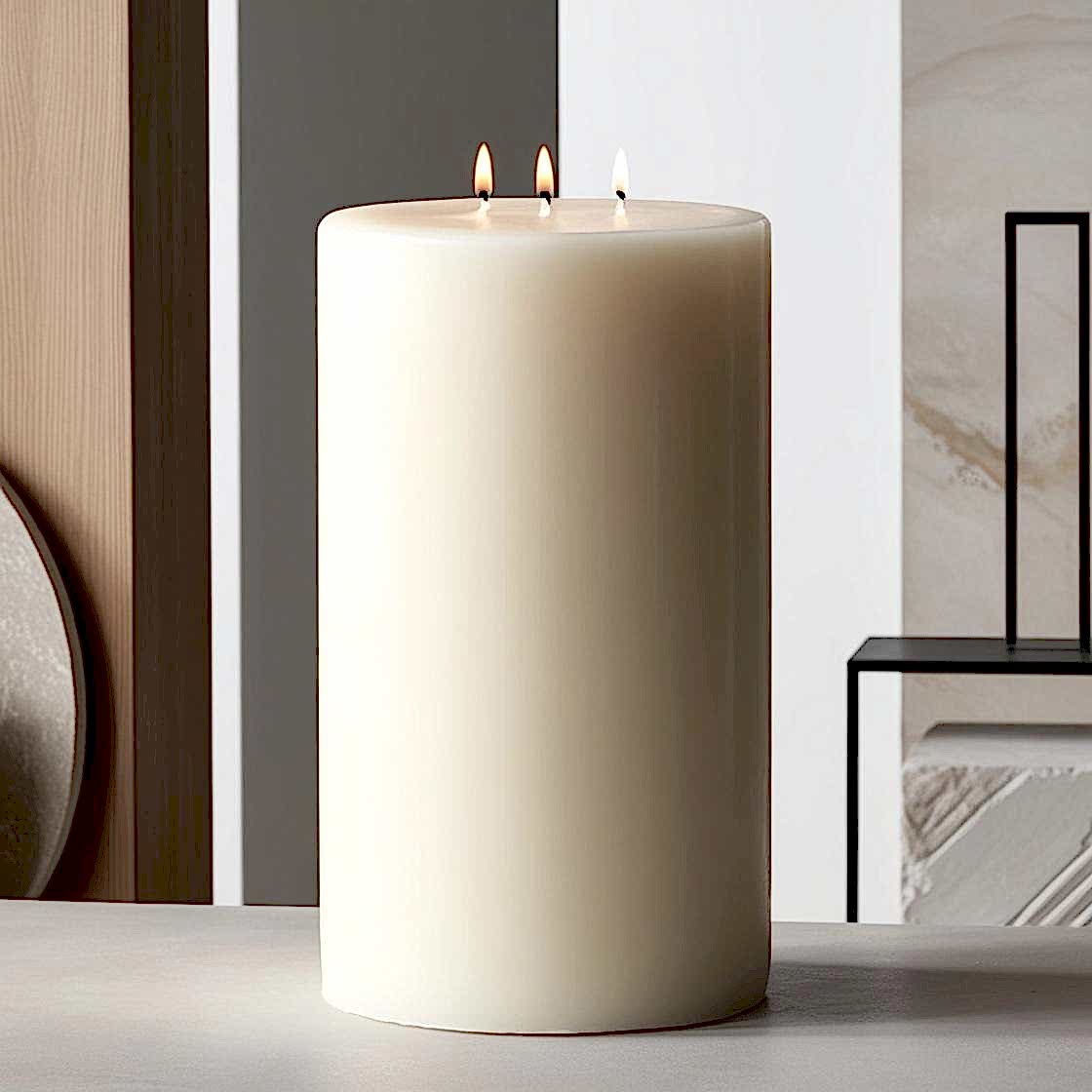 45 Cm Beyaz Mum (15*45)  6 Adet