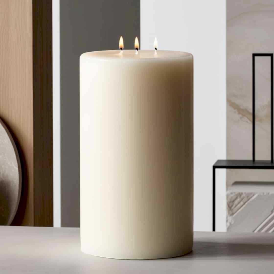 40 Cm Beyaz Mum (20*40) 4 Adet