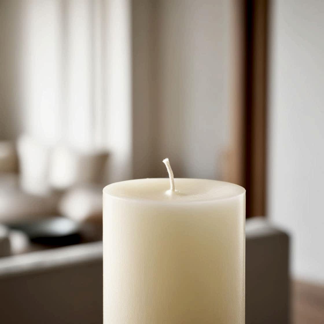 10 Cm Beyaz Mum (10*10) 10 Adet