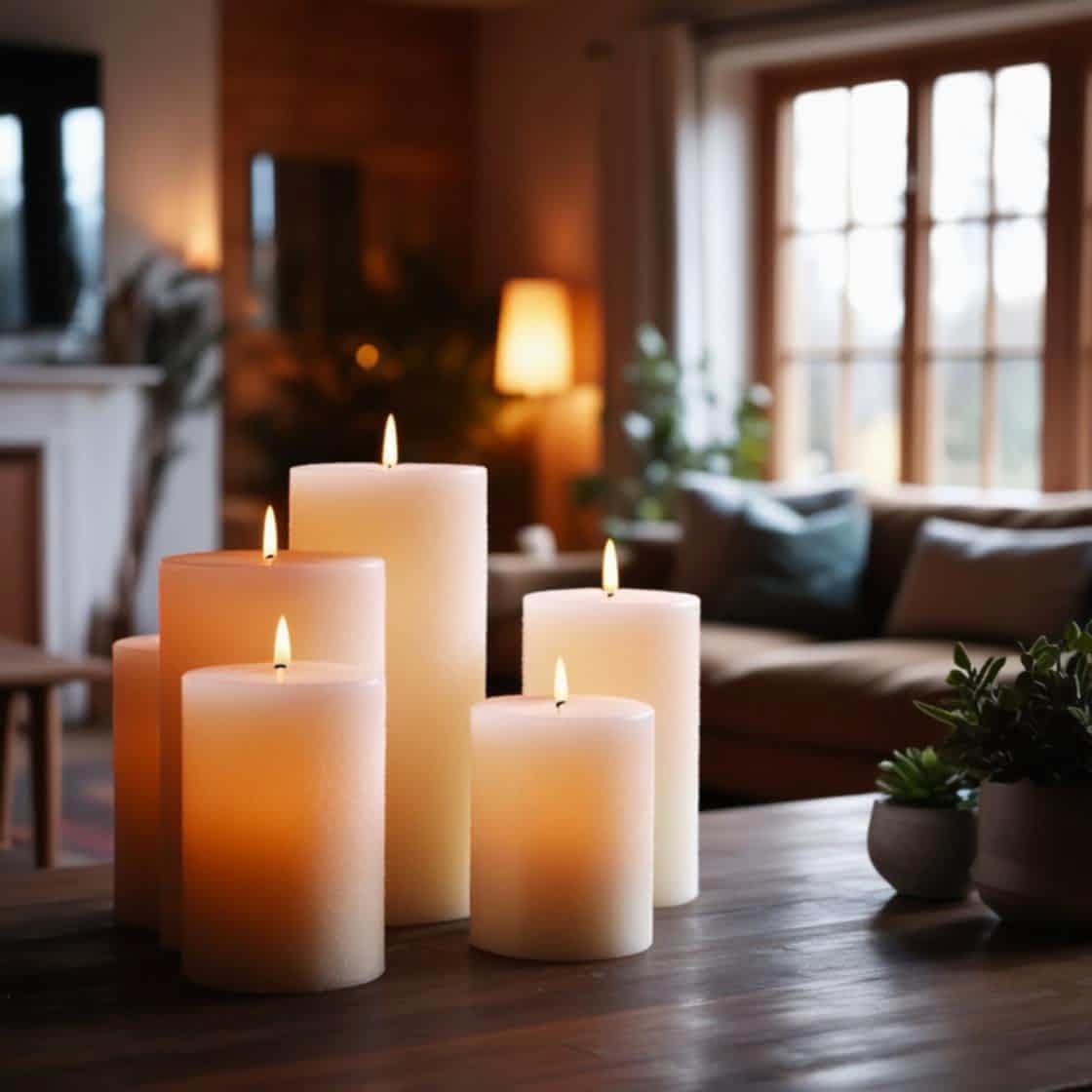 Beyaz Silindir 5*25 Mum 50 Adet