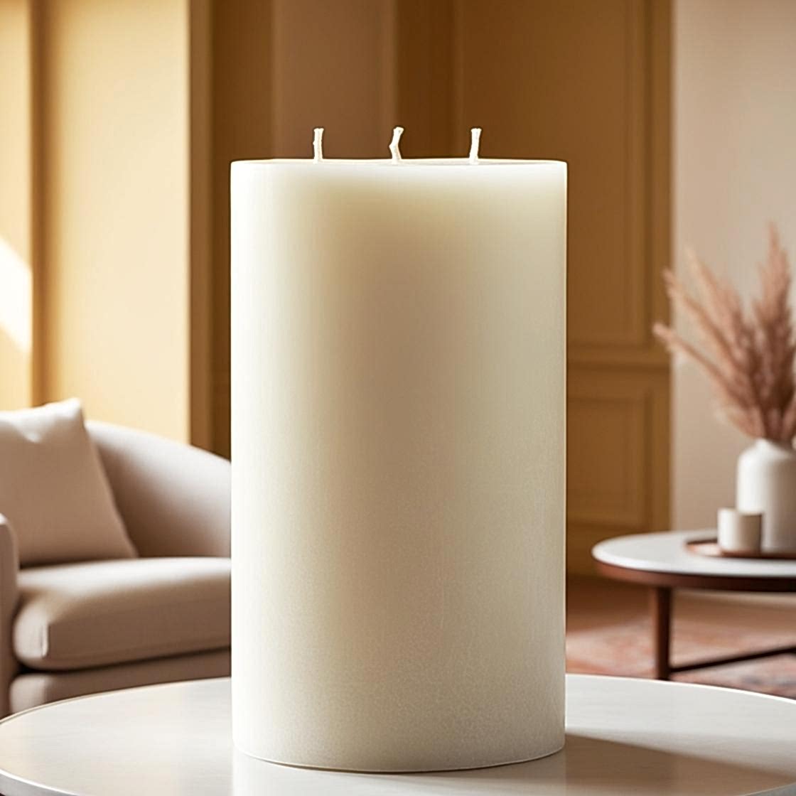 15 Cm Beyaz Mum (15*15) 1 Adet