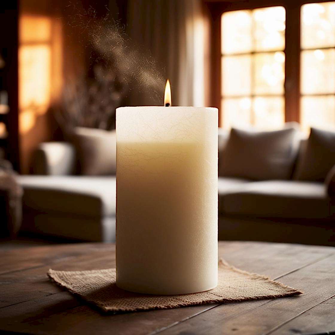 Beyaz Silindir 5*20 Mum 50 Adet