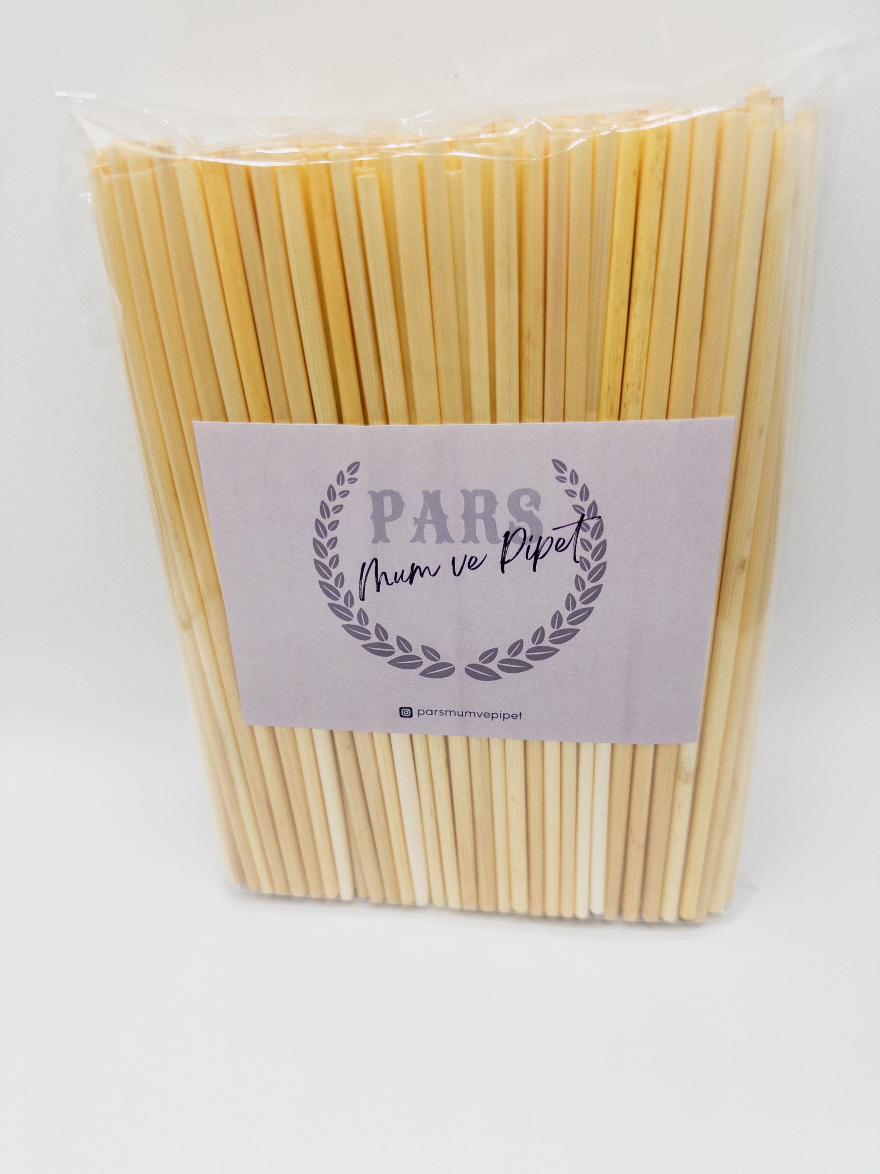  Buğday Sapı Pipet 4*200 Mm 500 Adet 