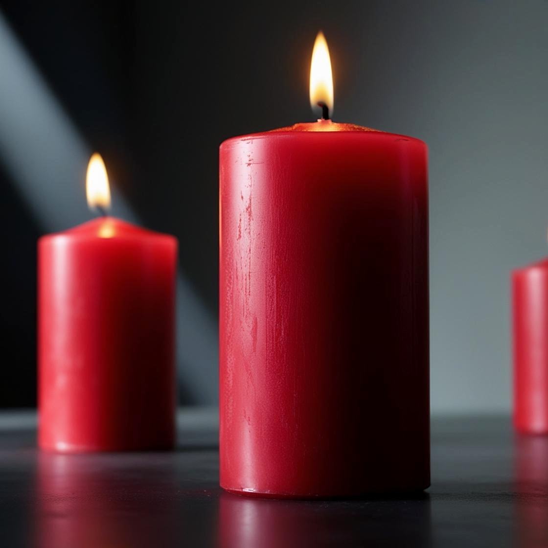 Bar Mumu Kırmızı 12 Adet 3,5*8 Cm