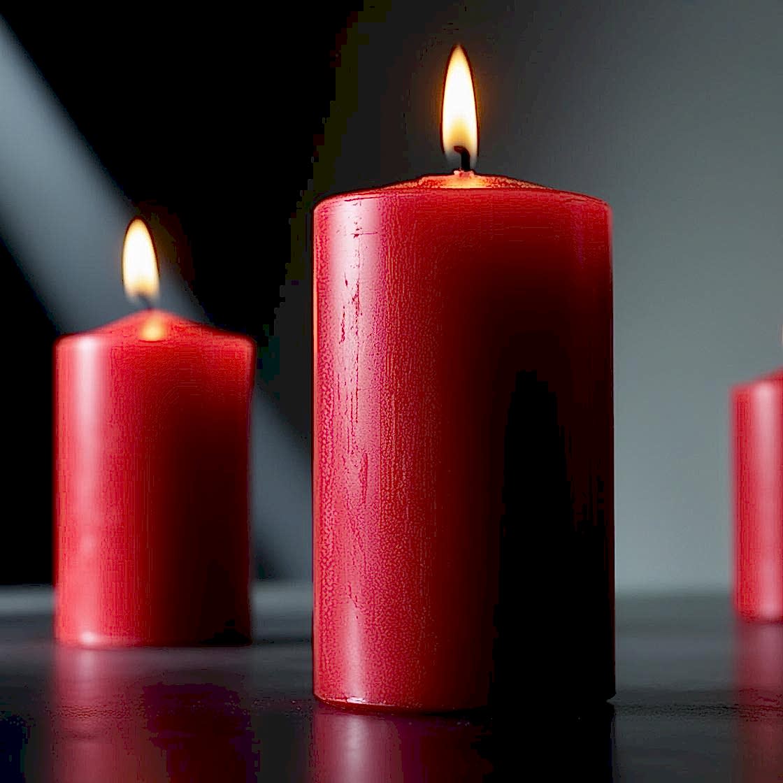 Bar Mumu Kırmızı 6 Adet 3,5*14 Cm