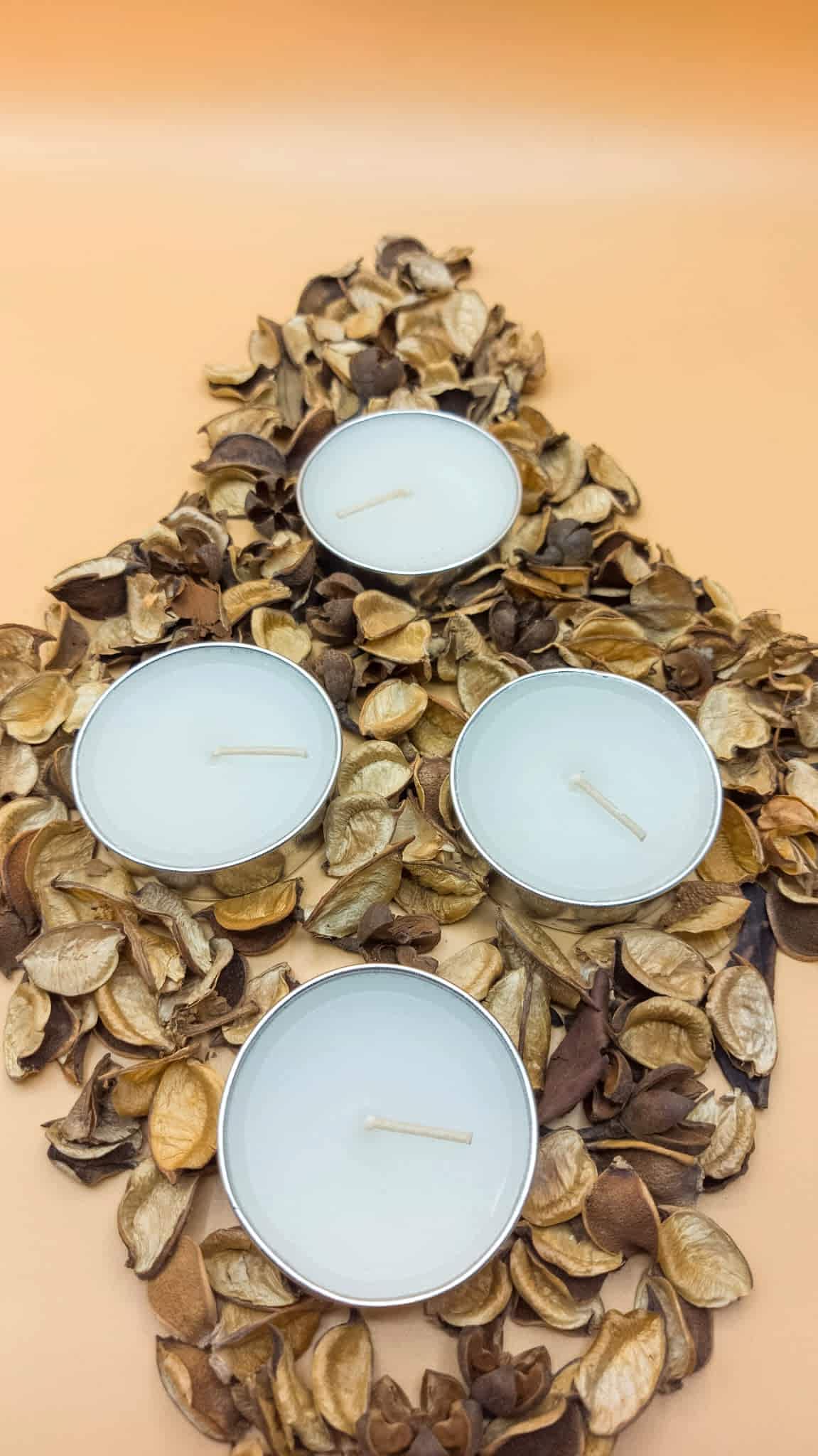 Silver Tealight 50 Adet