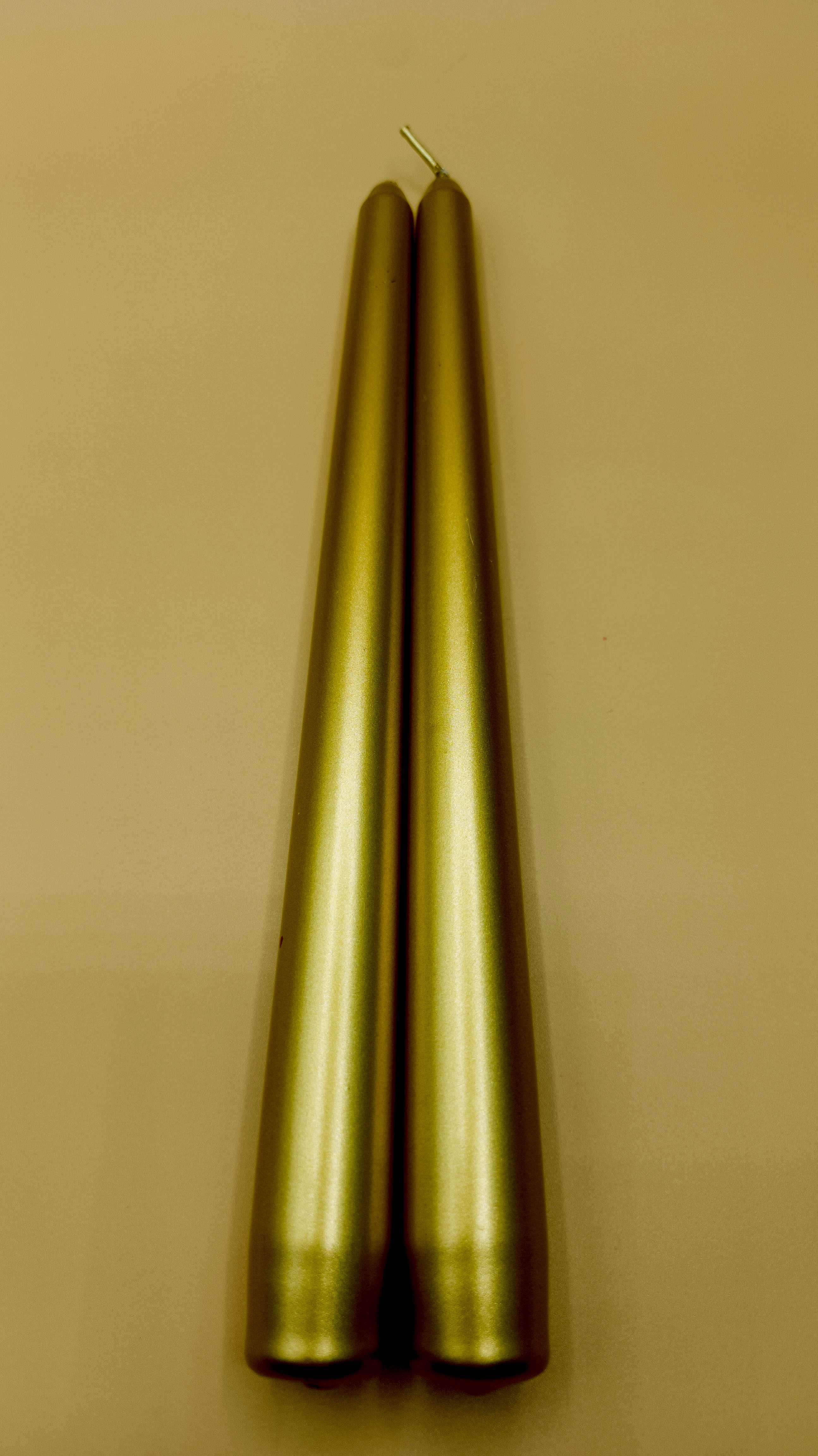 Şamdan Mumu 2 Adet Gold (Altın)