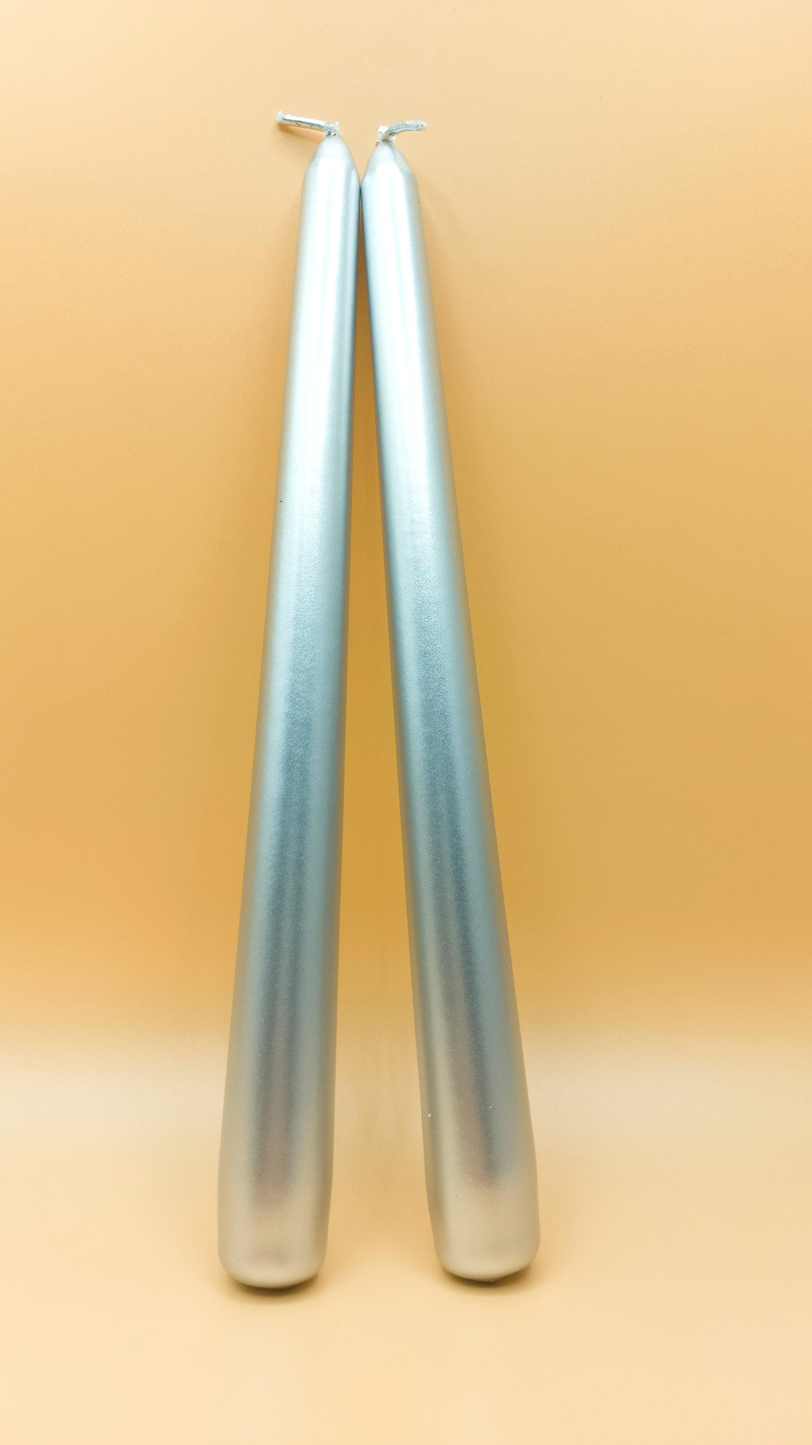 Şamdan Mumu 2 Adet Gümüş