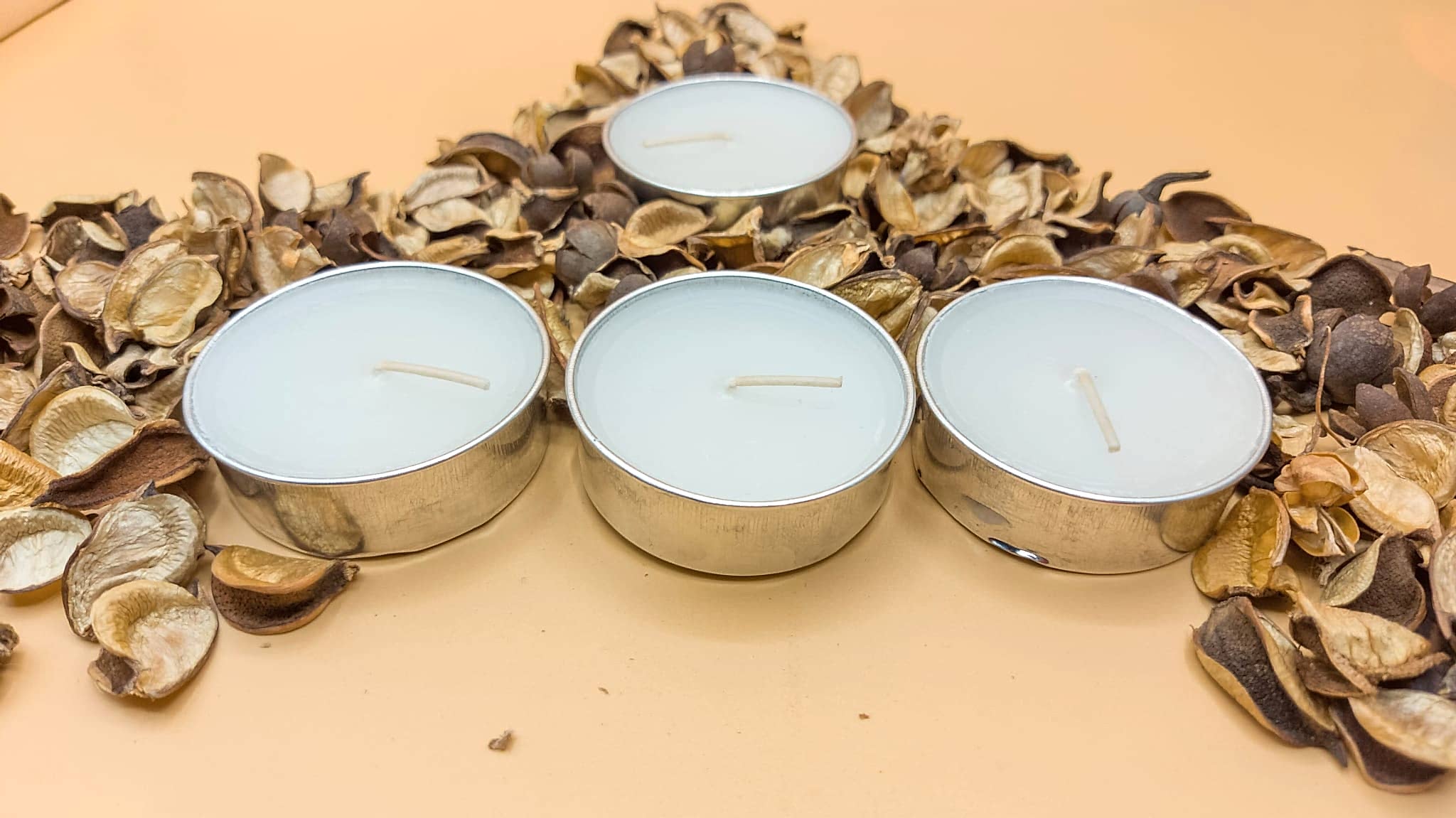 Silver Tealight 50 Adet