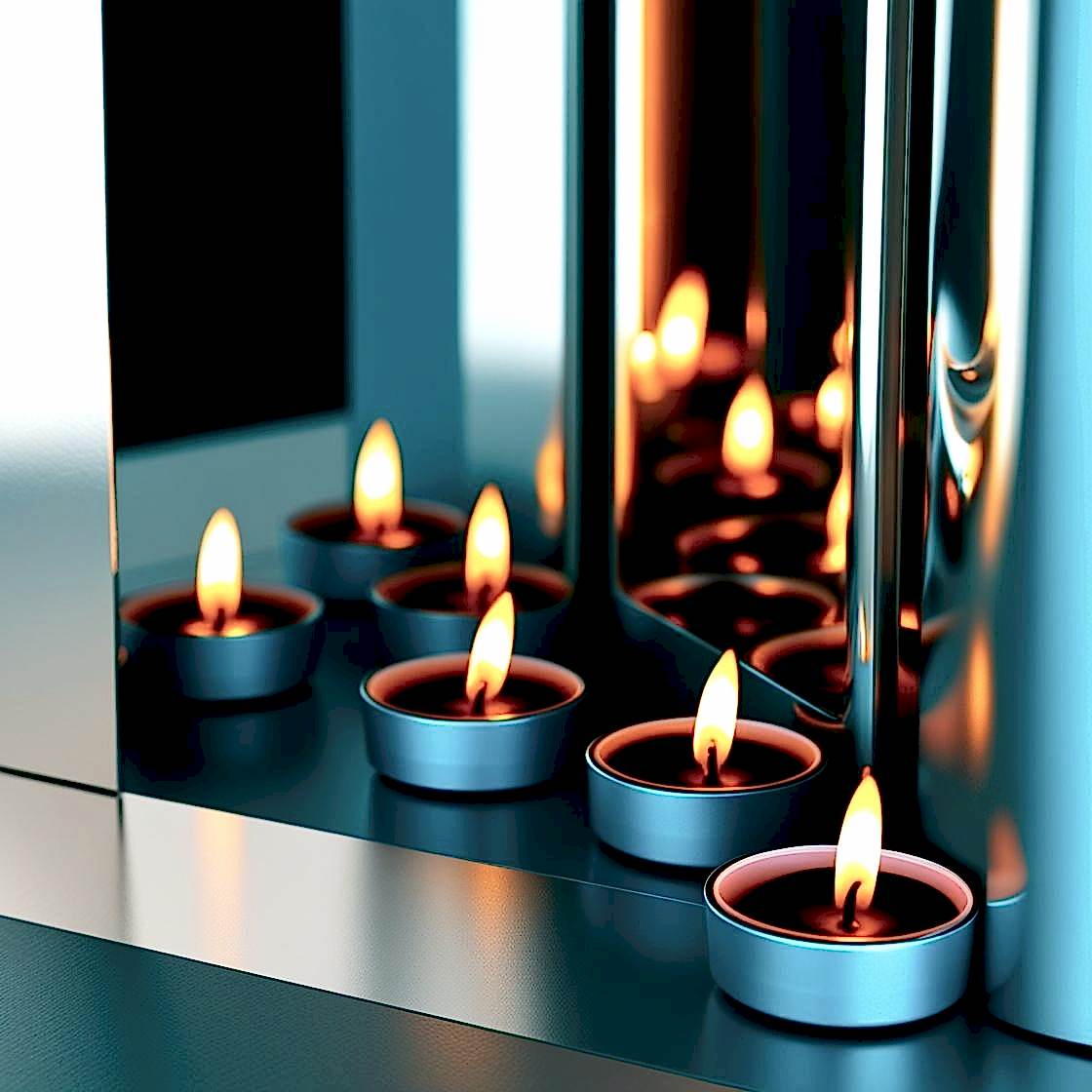Siyah Maxi Tealight 10 Adet