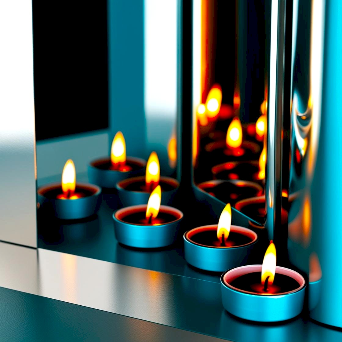 Siyah Maxi Tealight 50 Adet